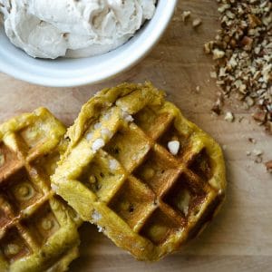 Pumpkin Liege Waffle Recipe