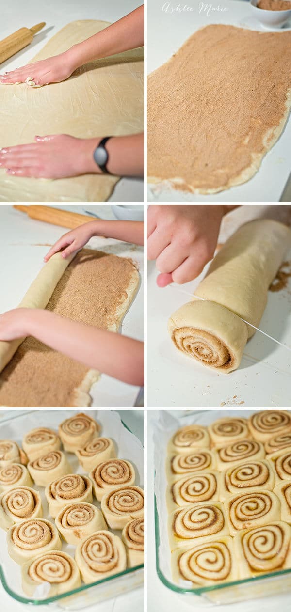 the secret to getting a lot of swirls is to roll is out really thin and im a fan of a lot of thick cinnamon filling