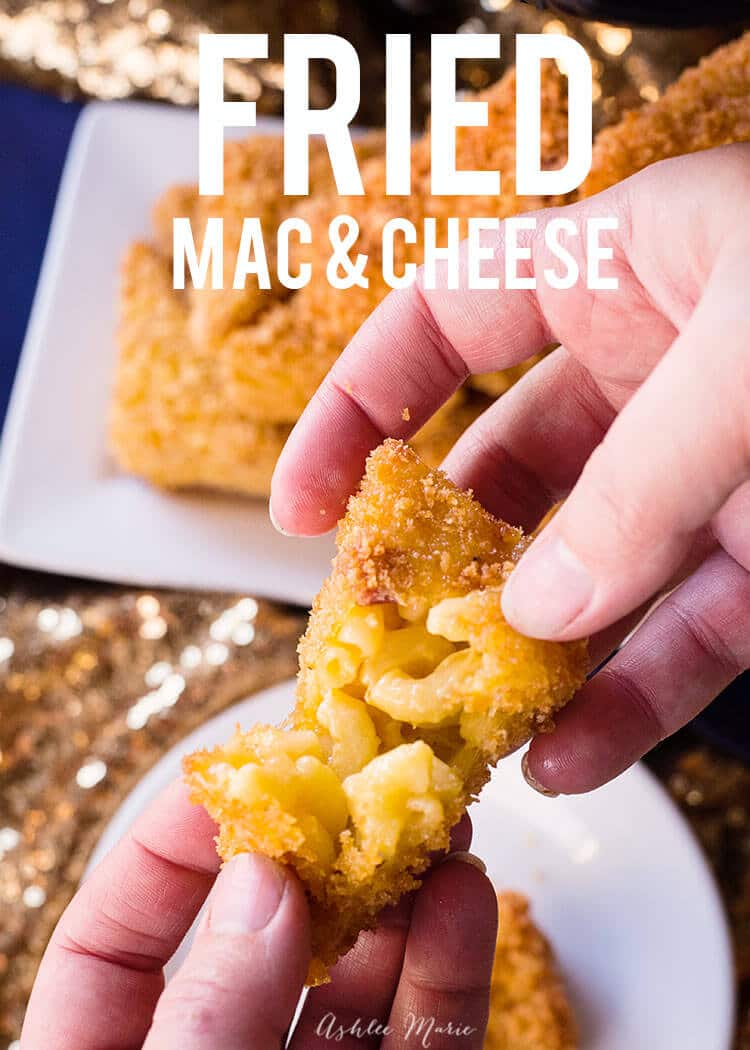 fried mac and cheese bites