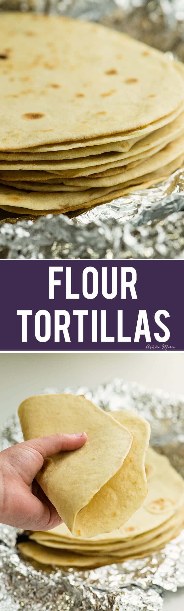 these homemade flour tortillas are easy to make and delicious - video tutorial