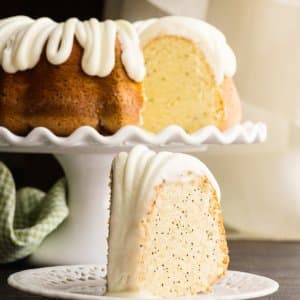 Almond Poppy Seed Bundt cake recipe and video