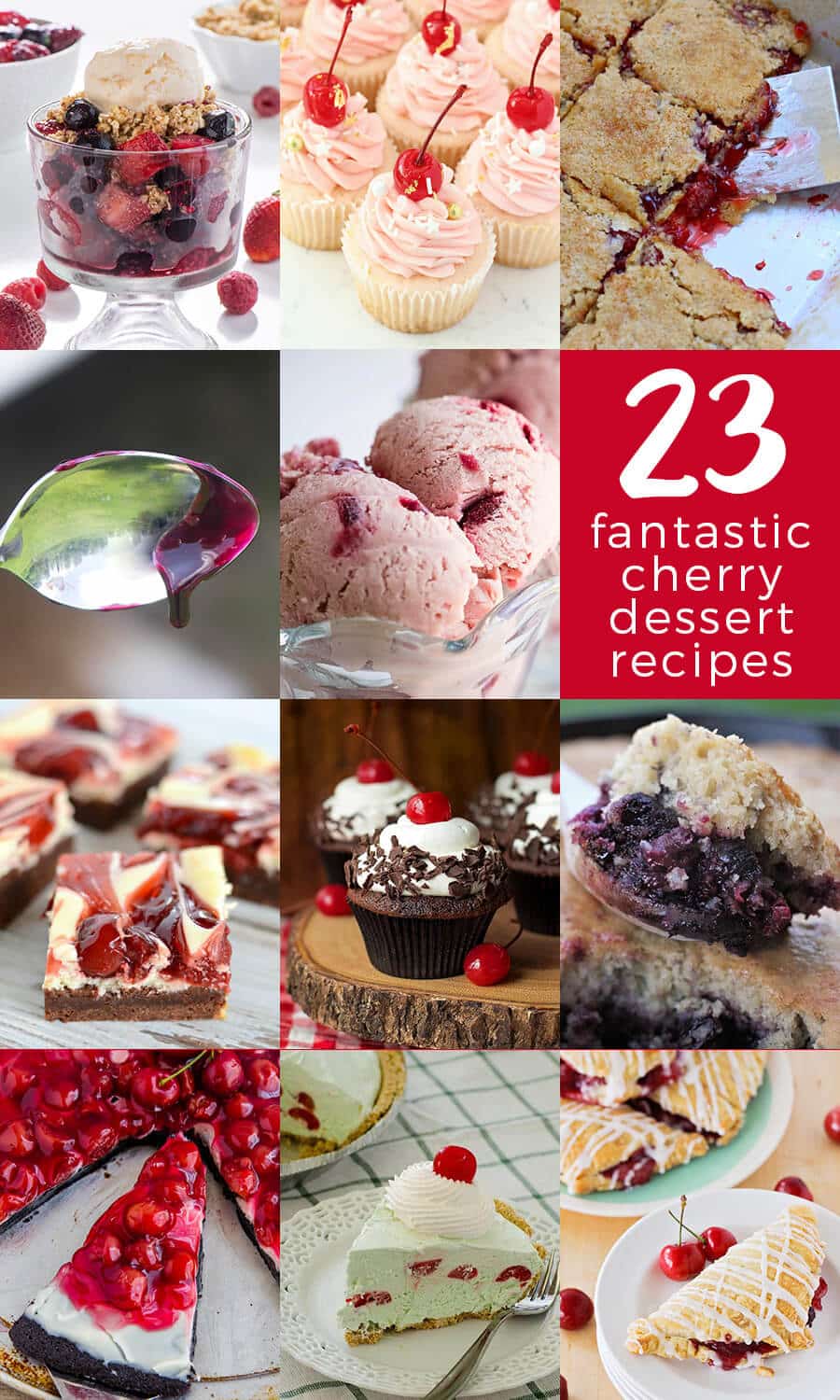 23 cherry dessert recipes