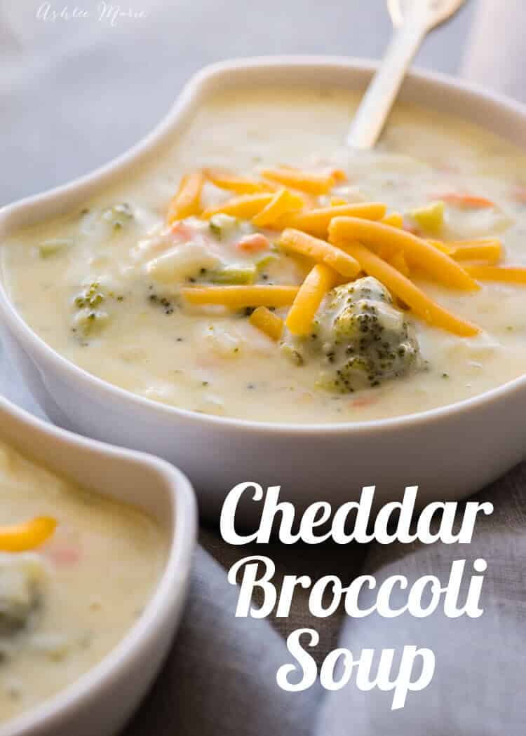 the best broccoli cheddar soup ever