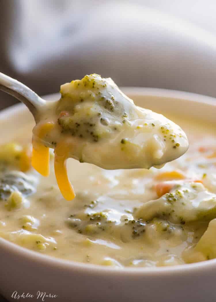 the perfect cheddar broccoli soup recipe