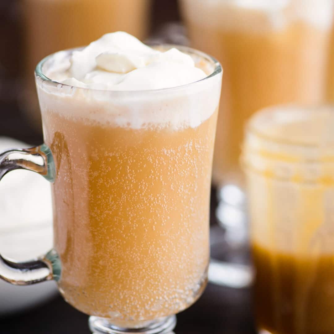 Homemade cold Butterbeer