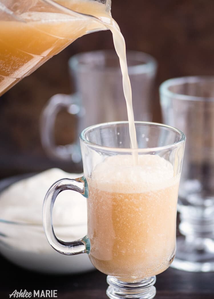 homemade cold butterbeer