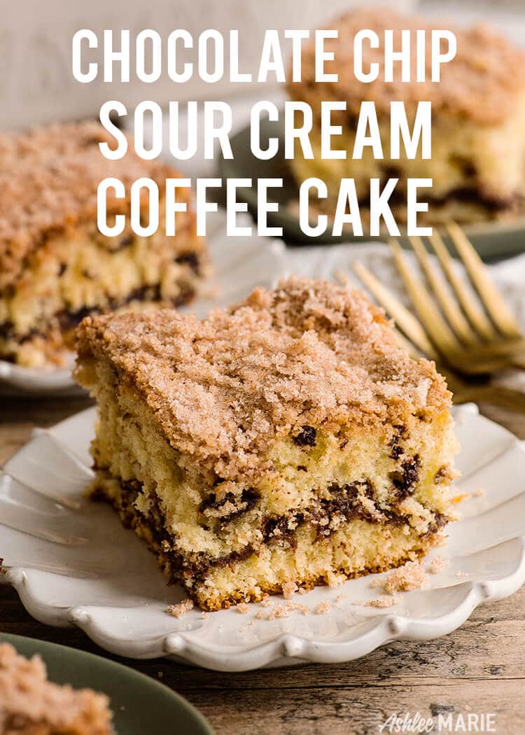 sour cream coffee cake with chocolate chips