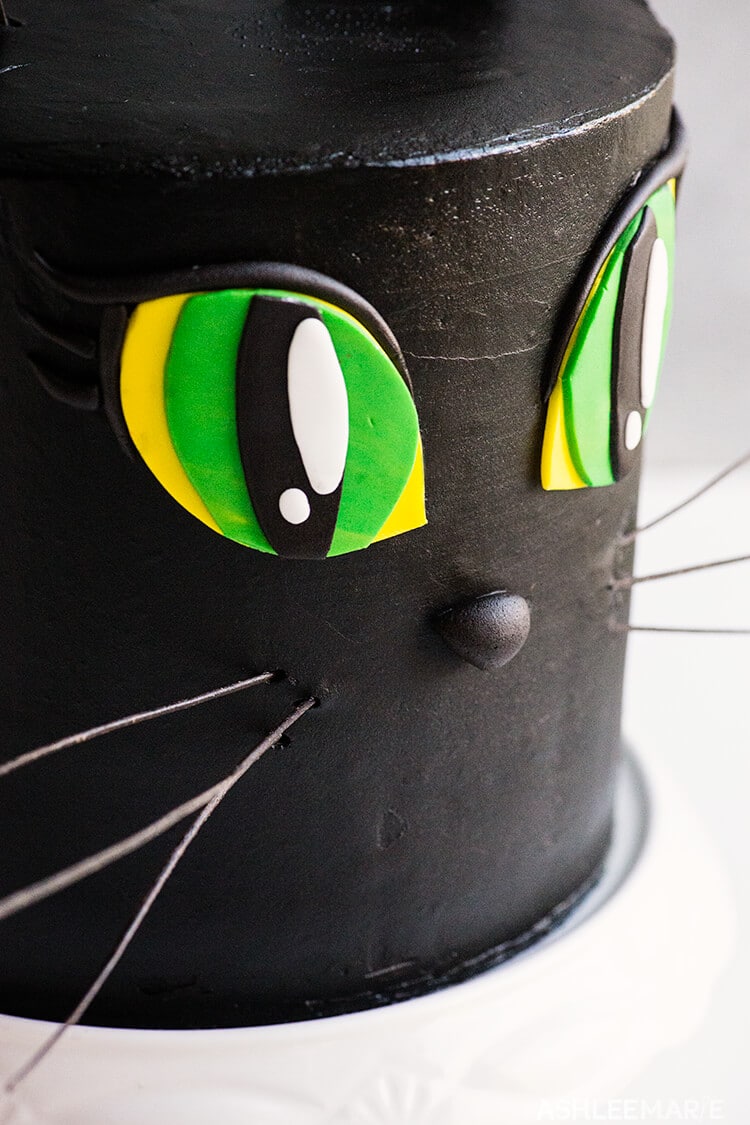 black cat cake video tutorial