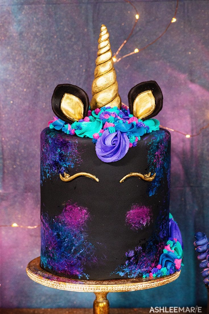 How To Make A Galaxy Unicorn Cake Decorating Video Tutorial Ashlee Marie Real Fun With Real Food,Creamy Lemon Parmesan Chicken Piccata