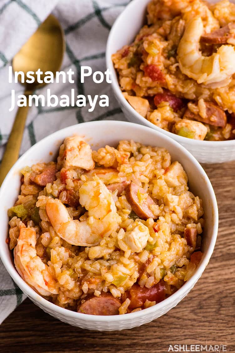 instant pot jambalaya recipe and video chicken sausage and shrimp