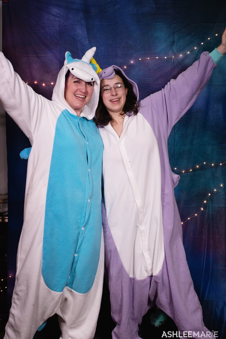 unicorn pajama party