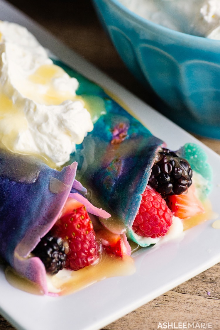 galaxy crepes recipe and video