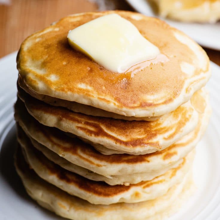 Coconut Pancake Recipe with Homemade Coconut Syrup - Ashlee Marie ...