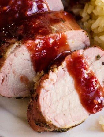 Best Smoked Pork Tenderloin Recipe with Raspberry Chipotle Sauce