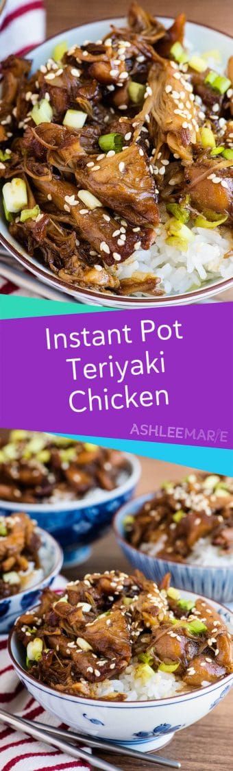 Instant Pot Teriyaki Chicken - Ashlee Marie - real fun with real food