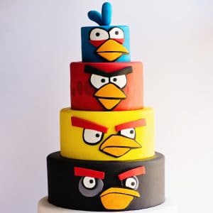 Angry Birds Birthday Cake
