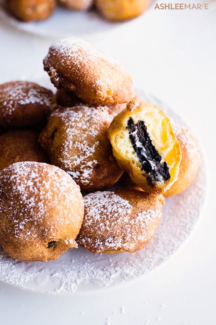Deep-Fried Oreos - Ashlee Marie - real fun with real food