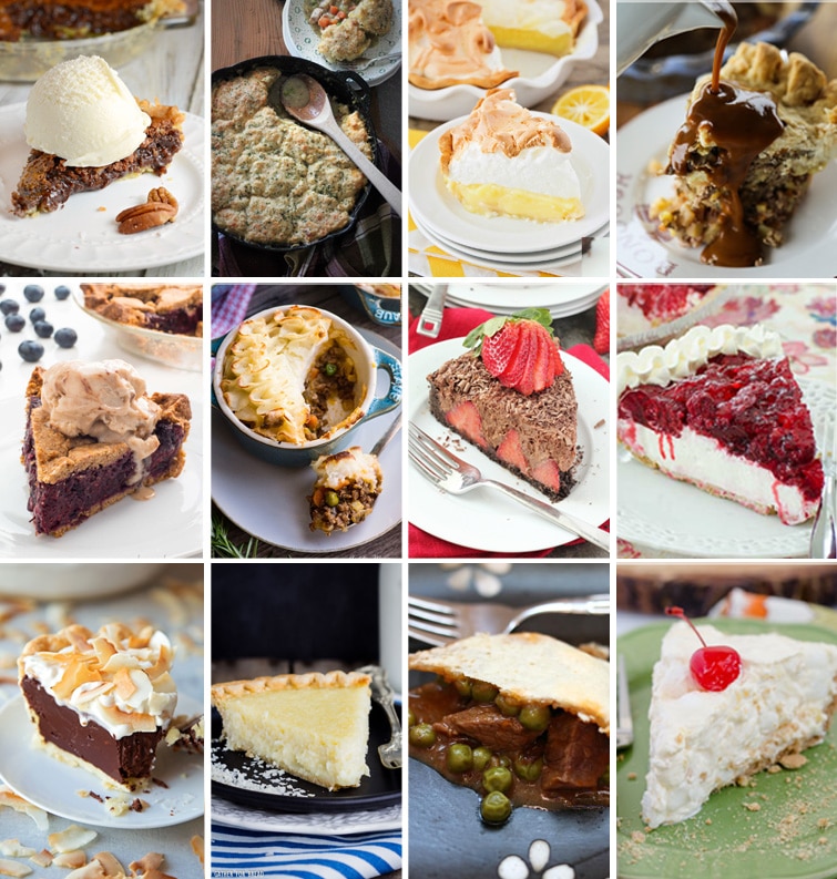 forty delicious sweet and savory pie recipes FB