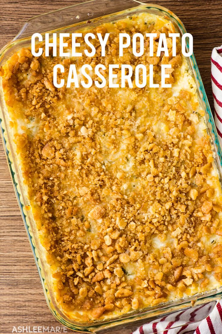 Cheesy Potatoes Casserole - aka Funeral Potatoes - Ashlee Marie - real ...