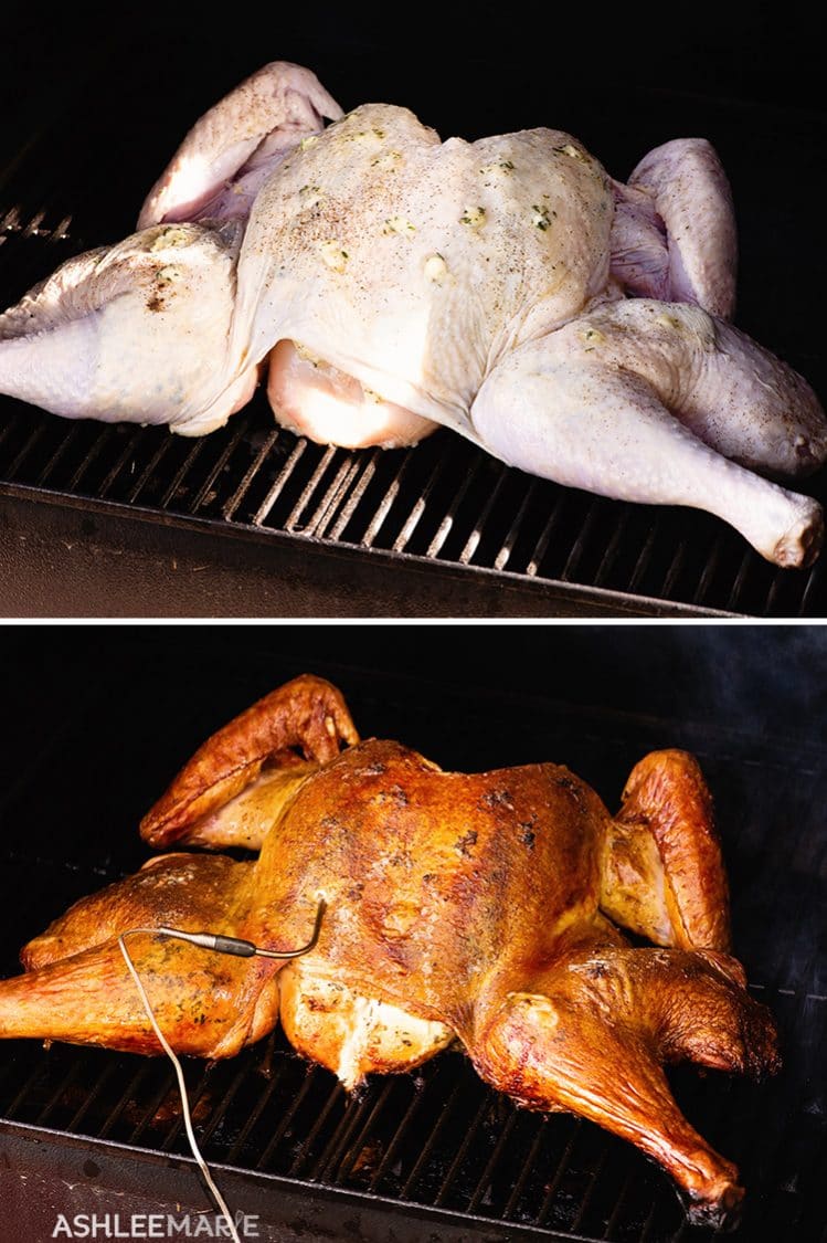 spatchcock smoked turkey recipe video