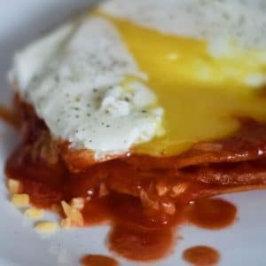 Tomato and Cheese Stacked Enchiladas