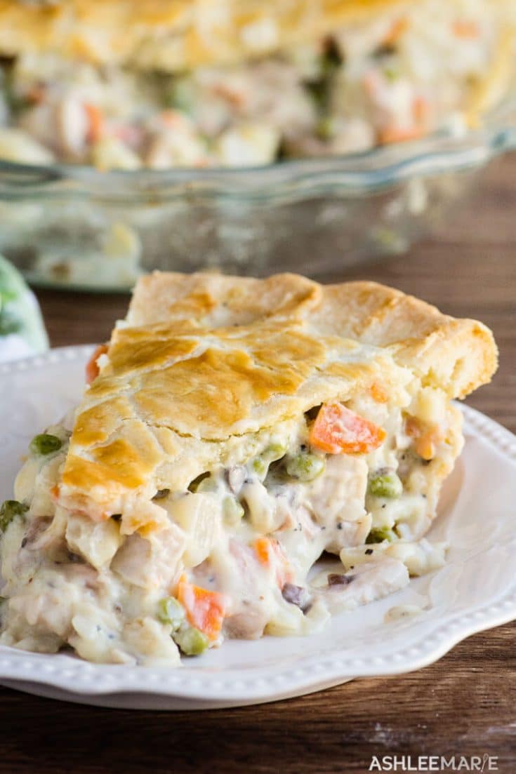 Turkey or Chicken Pot Pie Recipe and Video - Ashlee Marie - real fun ...