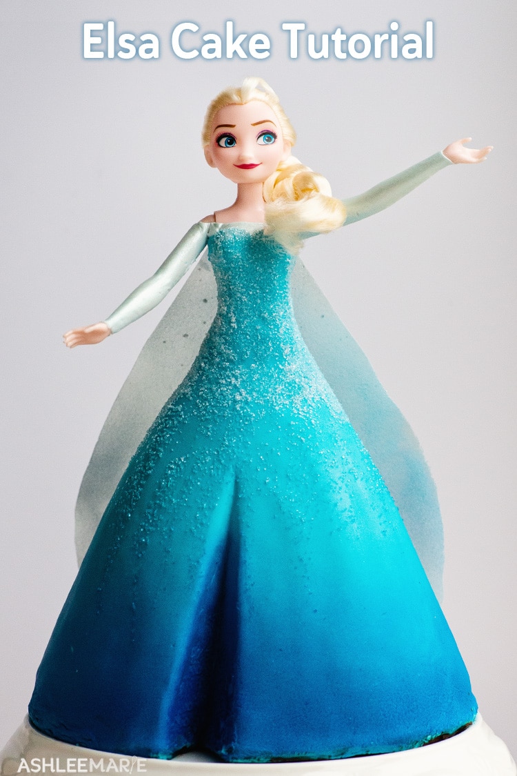 Frozen Cake - Elsa Doll Cake how to make by Pink Cake Princess - YouTube-happymobile.vn