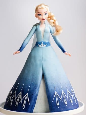 Frozen 2 Elsa Princess Cake Video Tutorial